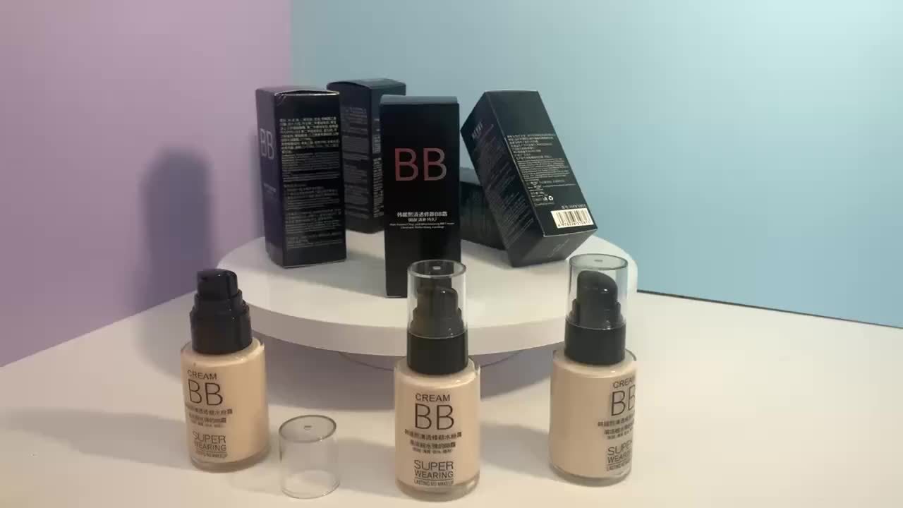 HEYXI Flawless BB Cream Foundation - Moisturizing, Long-Lasting Coverage for All Skin Tones, Natural Finish, Lightweight Matte Formula, Ivory White to Natural Shades, Perfect for Casual Attire, Everyday Makeup | Sleek Bottle