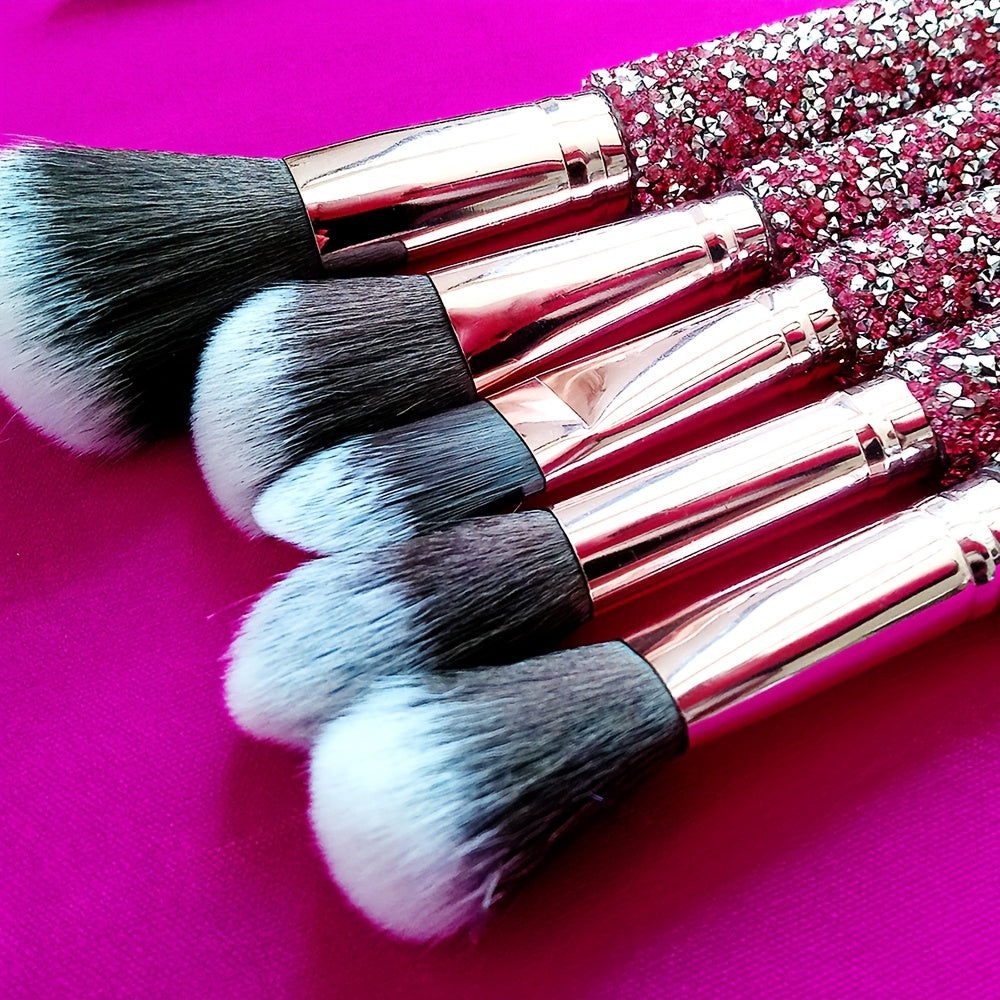10/11/12pcs Professional Makeup Brush Set, Contour Brush, Powder Brush, Blush Brush, Eyeshadow Brush, Eyebrow Brush, Travel-Friendly Brush Set, Christmas Gift Set, Perfect Birthday Gift for Mom and Girlfriend on Mother'S Day,