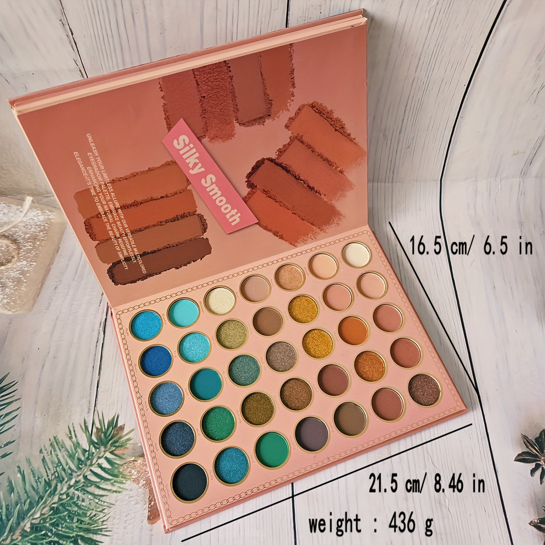 105 Color Three-Layer Folding Women'S Eye Makeup Eye Shadow Plate Pearlescent Matte Daily Street Makeup Festival Party Eye Palette Family Friend Hand Gift