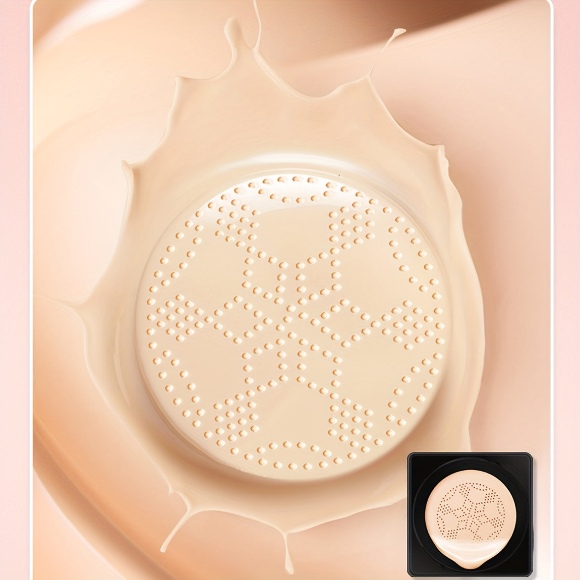 Mushroom Head Foundation BB Cream - Full Coverage, Long-Lasting Moisturizing Concealer for All Skin Types, Natural Nude Finish with Floral Packaging, Longlasting Foundation | Artistic Packaging | Vibrant Design
