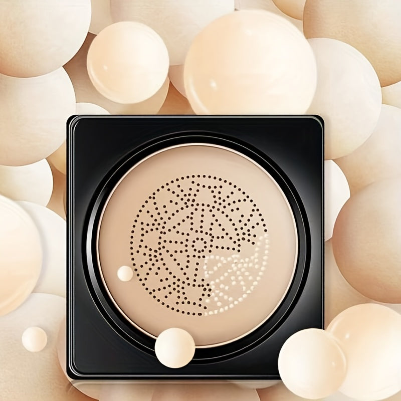 Mushroom Head Foundation BB Cream - Full Coverage, Long-Lasting Moisturizing Concealer for All Skin Types, Natural Nude Finish with Floral Packaging, Longlasting Foundation | Artistic Packaging | Vibrant Design