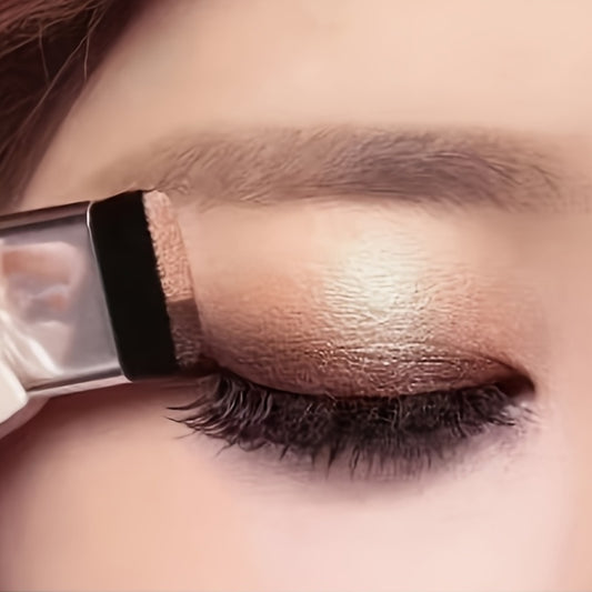 Shimmery Dual-Tone Eyeshadow Palette, 5-8 Versatile Shades, Easy Blend, Long-Lasting Waterproof Eye Makeup with Brush