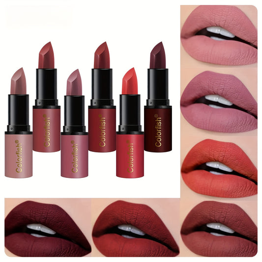 24pcs Lipstick Set - 24 Long-Lasting Matte & Shimmer Lip Gloss Colors, Burgundy, Nude, Pink, Red, Coral, Brown Shades - Bulk Lipstick Collection for, All Beige Tones