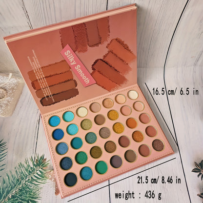 105 Color Three-Layer Folding Women'S Eye Makeup Eye Shadow Plate Pearlescent Matte Daily Street Makeup Festival Party Eye Palette Family Friend Hand Gift