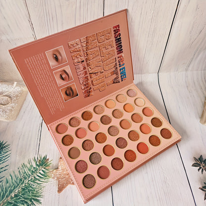 105 Color Three-Layer Folding Women'S Eye Makeup Eye Shadow Plate Pearlescent Matte Daily Street Makeup Festival Party Eye Palette Family Friend Hand Gift